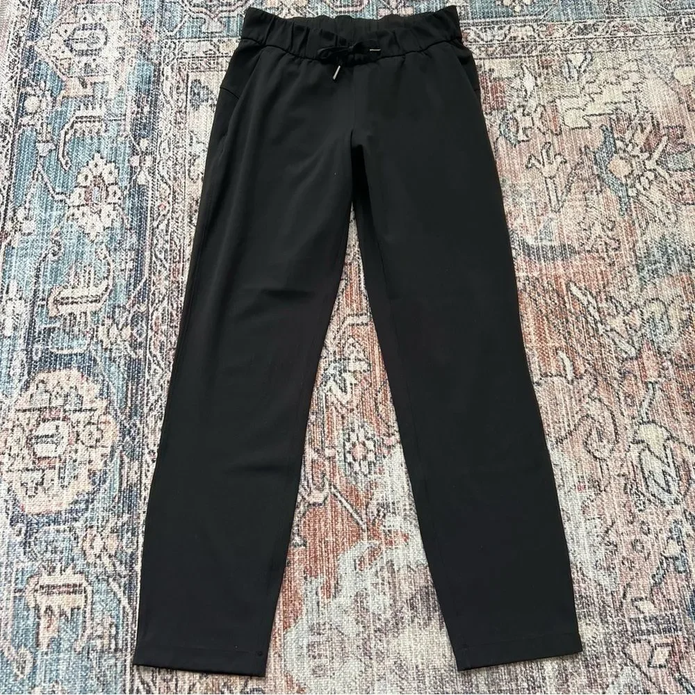 Lululemon On The Fly Pant 7/8 Ankle Black Size 4